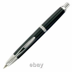 Pilot Vanishing Point Fountain Pen Black Rhodium Broad nib