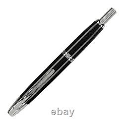 Pilot Vanishing Point Fountain Pen Black Rhodium Broad nib