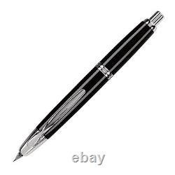 Pilot Vanishing Point Fountain Pen Black Rhodium Broad nib