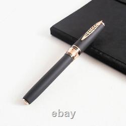 Pineider Alchemist Stromboli Black Fountain Pen Stainless Steel Nib