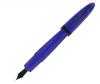 Pineider Modern Times (tempi Moderni) Ocean Blue Black Trim, Fountain Pen, New