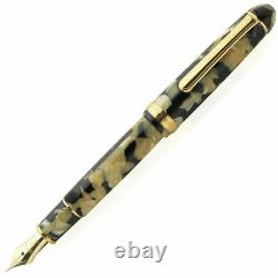 Platinum #3776 CELLULOID Fountain Pen ISHIGAKI Medium Nib PTB-35000S#67-3