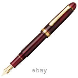 Platinum #3776 CENTURY Fountain Pen Bourgogne Red SF Soft Fine Nib PNB-15000-71