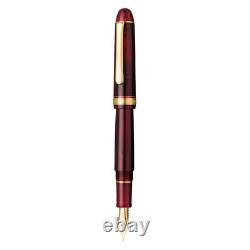 Platinum #3776 CENTURY Fountain Pen Bourgogne Red SF Soft Fine Nib PNB-15000-71