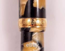 Platinum 3776 Celluloid Fountain Pen Ishigaki MEDIUM 18K Old model black & pearl