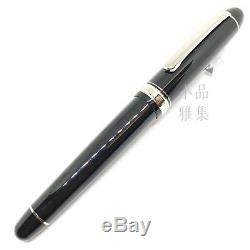Platinum 3776 Century Black 14K Music nib Fountain Pen 2 color Trim to Choose