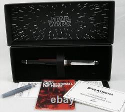 Platinum #3776 Star Wars Force Darth Vader LE Fountain Pen 14kt Nib NEW