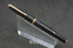 Platinum Black Lizard Leather Fountain Pen 18k F Nib