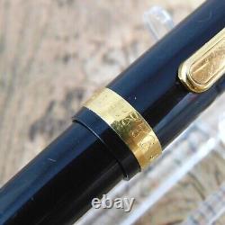 Platinum Century #3776 Nibf 14k Black Gold Fountain Pen Vintage Japan A140