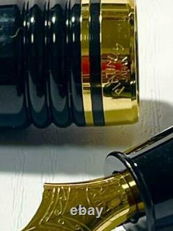 Platinum Fountain Pen Glamour Black Color Nib Iridium Medium Rare'80s Japan