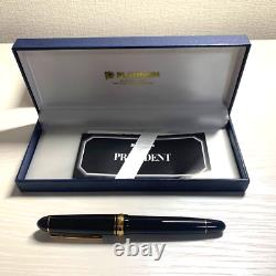 Platinum Fountain Pen President Limited 14K F With Box Limited Vintage Rare