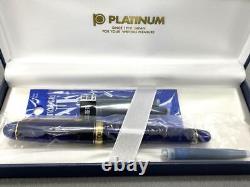 Platinum New #3776 CENTURY Fountain Pen Chartres Blue Medium Nib PNB-15000#51-3