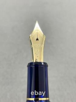 Platinum New #3776 CENTURY Fountain Pen Chartres Blue Medium Nib PNB-15000#51-3