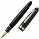 Platinum President Fountain Pen Black Fine Nib Ptb-20000p#1-2