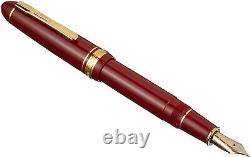 Platinum PRESIDENT Fountain Pen Wine Red Broad Nib PTB-20000P#10-4