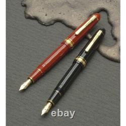 Platinum PRESIDENT Fountain Pen Wine Red Broad Nib PTB-20000P#10-4