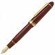 Platinum President Fountain Pen Wine Red Medium Nib Ptb-20000p#10-3