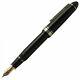 Platinum President Rhodium Finished Fountain Pen Black Fine Nib Ptb-25000pr#1-2