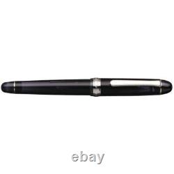 Platinum fountain pen #3776 Century Rhodium Black Diamond Bold PNB-18000CR#7-4
