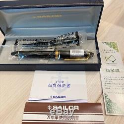 Profit Standard 21 Sailor Zoom Z Black nib 21k Fountain Pen Gold-plated Japan