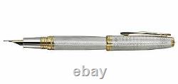 RARE Xezo Maestro 925 Sterling Silver Fountain Pen Extra Fine Nib. N219