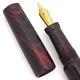 Ranga Grand Abhimanyu Premium Ebonite Fountain Pen -black Red, Jowo #6 Nibs, C/c
