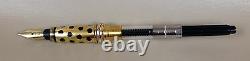 Rare Collectable Panthere de Cartier Fountain Gold-plated Pen F Nib