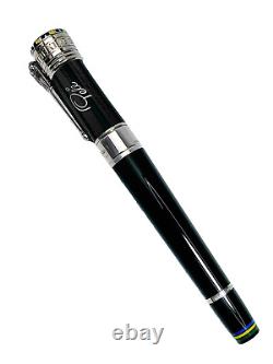 Rare! Montegrappa Pele P-10 Limited Edition 639/1940 Fountain Pen Broad Nib