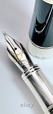 Rare! Montegrappa Pele P-10 Limited Edition 639/1940 Fountain Pen Broad Nib