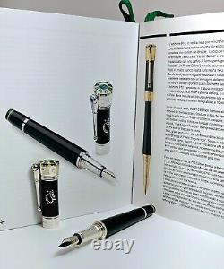 Rare! Montegrappa Pele P-10 Limited Edition 639/1940 Fountain Pen Broad Nib