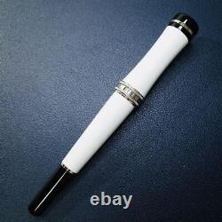 Rare New Montblanc Bonheur White Fountain Pen Pen F Pen Tip