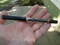 Rare Ralph Van Winkle Glass Barrel Taper Cap Fountain Pen RP20