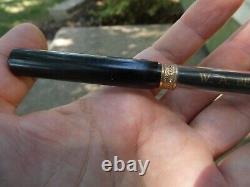 Rare Ralph Van Winkle Glass Barrel Taper Cap Fountain Pen RP20