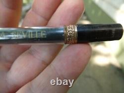 Rare Ralph Van Winkle Glass Barrel Taper Cap Fountain Pen RP20