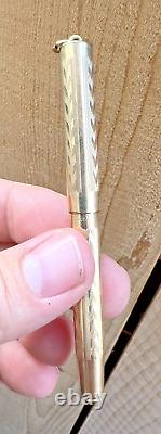 Rare Signet Jr Rexall Ring Pendant 14k Gold Fountain Pen & Mechanical Pencil Set