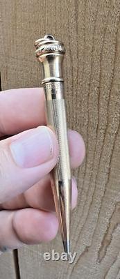 Rare Signet Jr Rexall Ring Pendant 14k Gold Fountain Pen & Mechanical Pencil Set