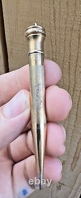 Rare Signet Jr Rexall Ring Pendant 14k Gold Fountain Pen & Mechanical Pencil Set