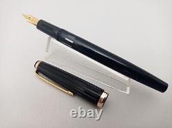 Reform 4251 Piston Black Fountain Pen 14k Flex Nib Vintage Excellent Boxed