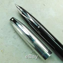 Restored Sheaffer EXCELLENT Black Pen For Men II (PFM II), Snorkel Filling