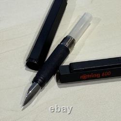 Rotring 6 Million Fountain Pen F Nib Black Case Manual Included