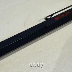 Rotring 6 Million Fountain Pen F Nib Black Case Manual Included