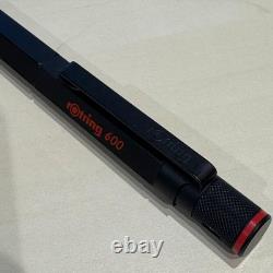Rotring 6 Million Fountain Pen F Nib Black Case Manual Included