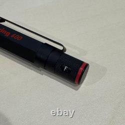 Rotring 6 Million Fountain Pen F Nib Black Case Manual Included