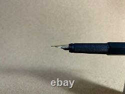 Rotring 600 Fountain Pen Black-Gold, 18k Gold L Nib, (New Old Stock) since1980s