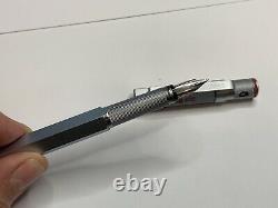 Rotring 600 Fountain Pen Silver Hexagonal RETIRED Pen