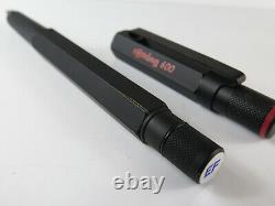 Rotring 600 black Old Style Fountain Pen EF, made in Germany, new old stock