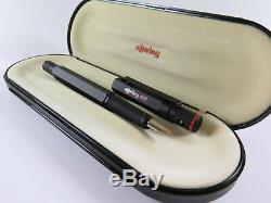 Rotring 600 black Old Style Fountain Pen F, made in Germany, new old stock