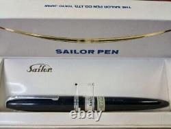 SAILOR Fountain Pen 1950s Vintage Antique Black Nib F