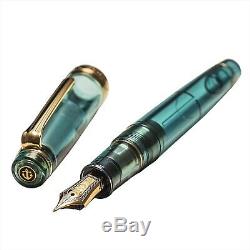 SAILOR x WANCHER Professional Gear 21K Fountain Pen Limited Aqua Blue MF JAPAN