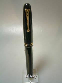 SALE NAMIKI Emperor pen black with gold rings, M nib